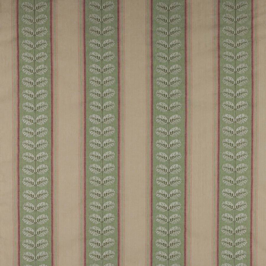 Colefax and Fowler Tyg Woodcote Stripe Pink Grn