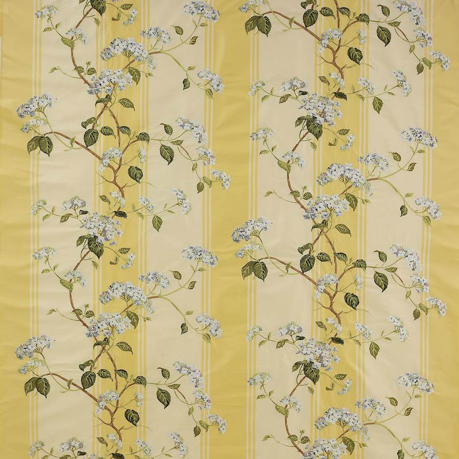 Colefax and Fowler Stof Summerby Silk Blue Yell