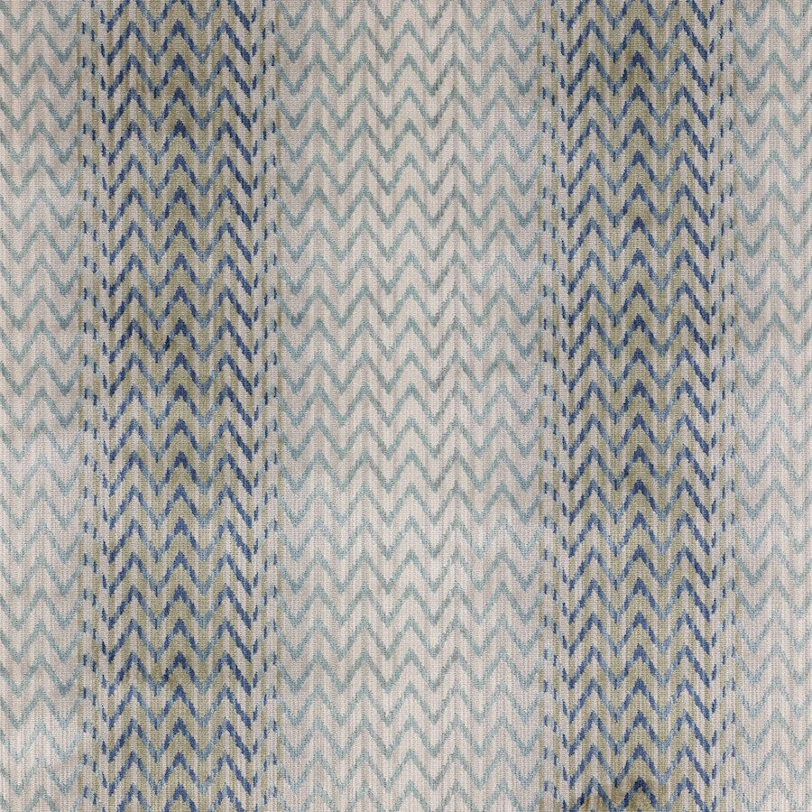 Colefax and Fowler Tyg Jerome Blue