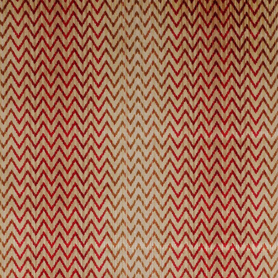 Colefax and Fowler Tyg Jerome Red