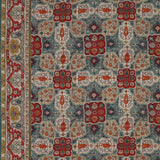 Colefax and Fowler Fabric Perseus Red Aqua