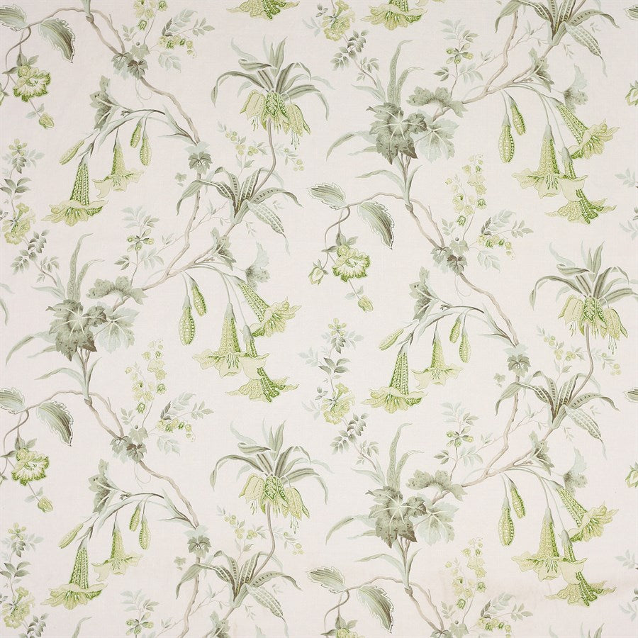 Colefax and Fowler Fabric Datura Leaf Green