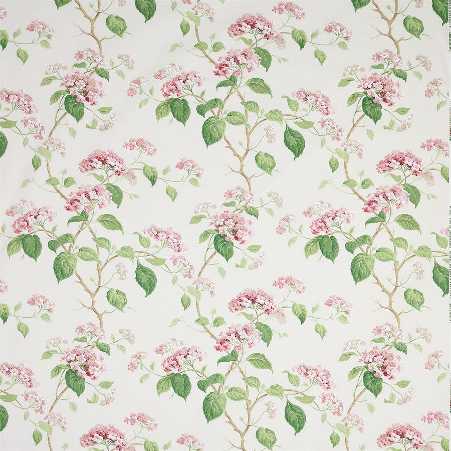 Colefax and Fowler Tyg Summerby Cotton Pink Grn