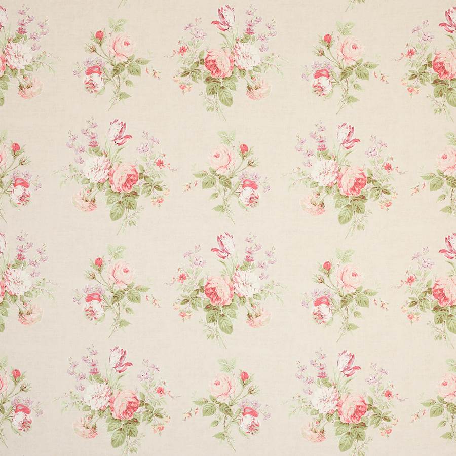 Colefax and Fowler Fabric Constance Pink Green
