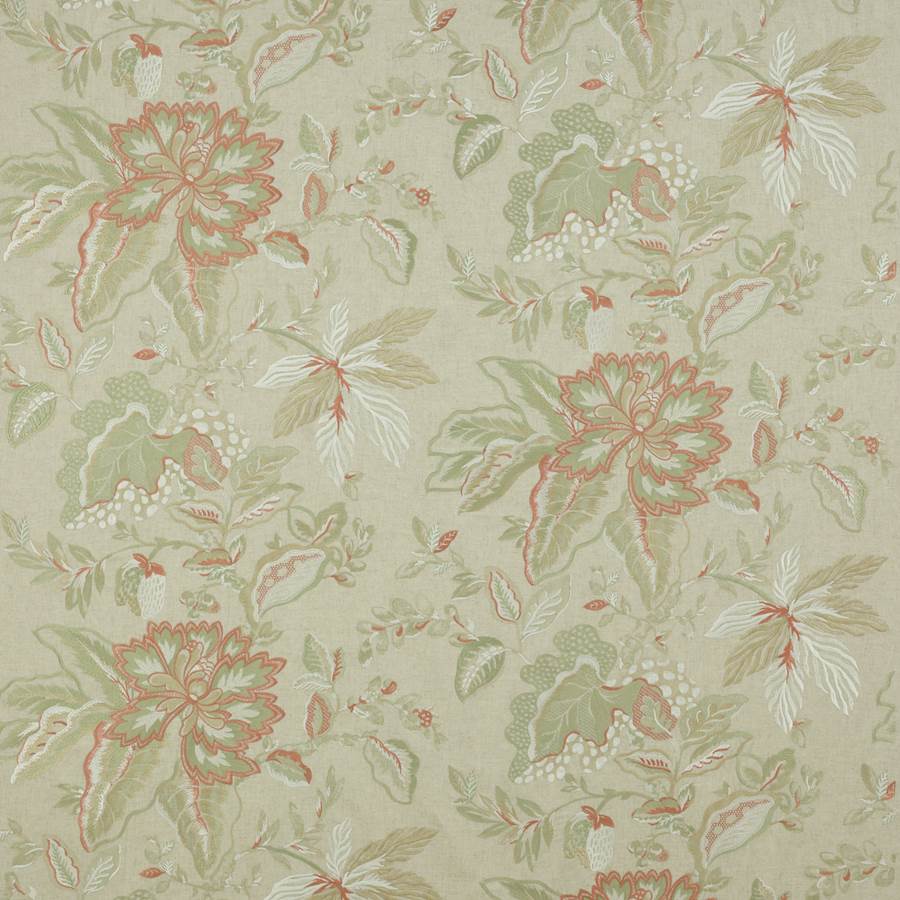 Colefax and Fowler Stoff Sumela Coral Leaf