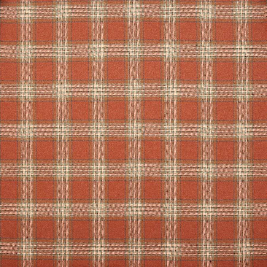 Colefax and Fowler Tyg Lowick Plaid Terracotta