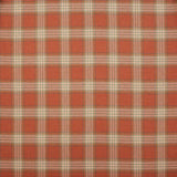 Colefax and Fowler Tyg Lowick Plaid Terracotta