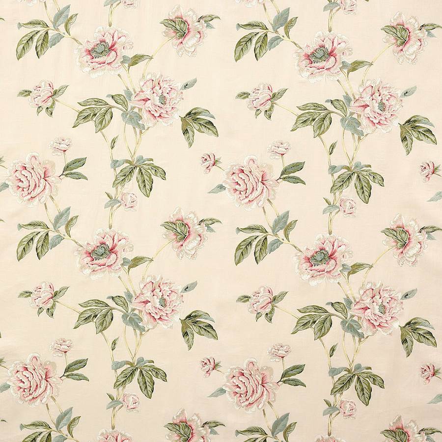 Colefax and Fowler Tyg Selena Pink Green