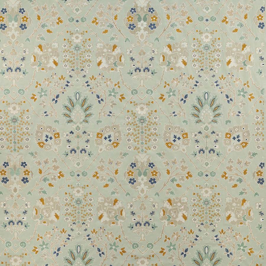 Colefax and Fowler Stoff Persis Aqua