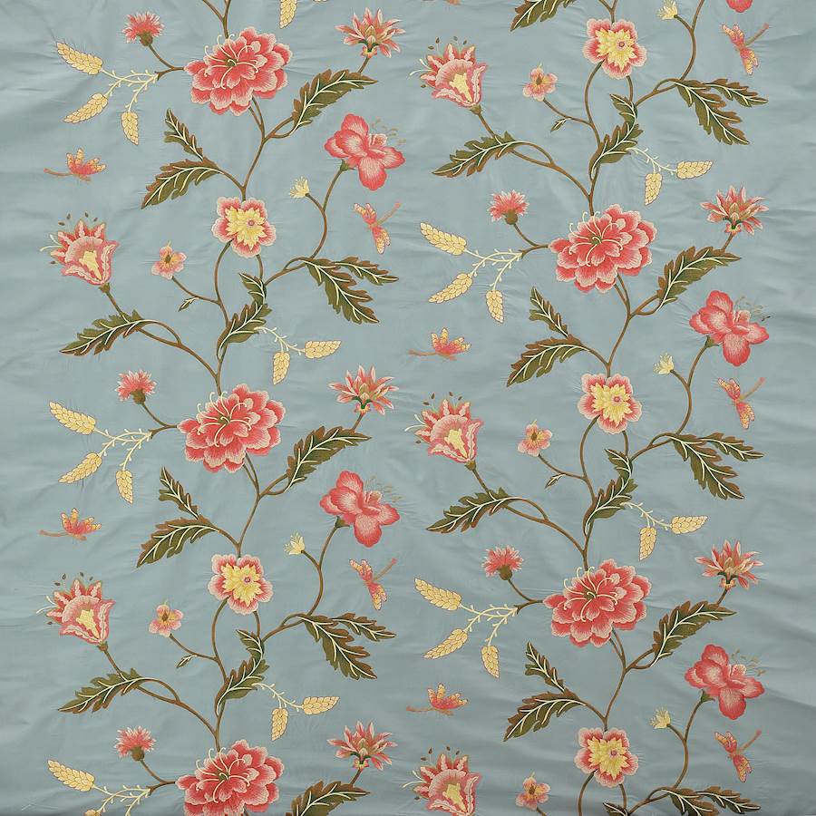 Colefax and Fowler Stoff Passerine Blue