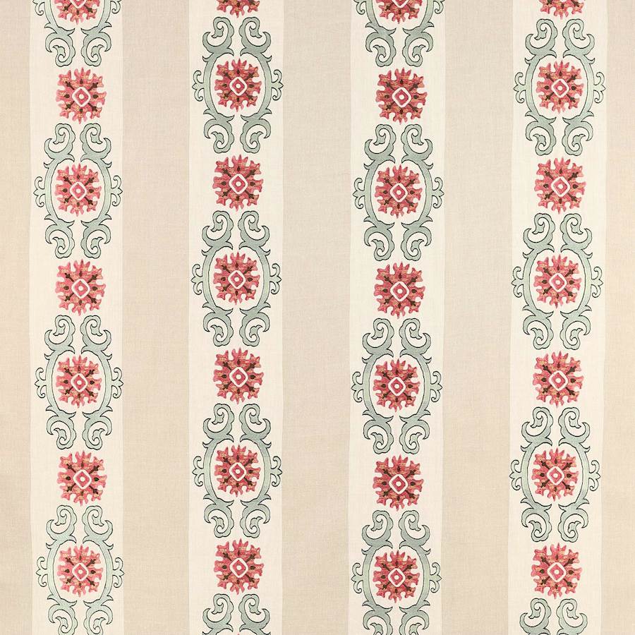 Colefax and Fowler Fabric Theodore Red Forest