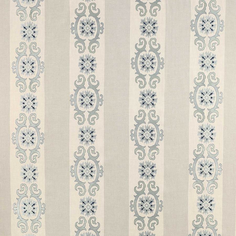 Colefax and Fowler Fabric Theodore Old Blue