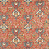 Colefax and Fowler Floriana Velvet Red -kangas