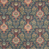 Colefax and Fowler Floriana Velvet Navy -kangas