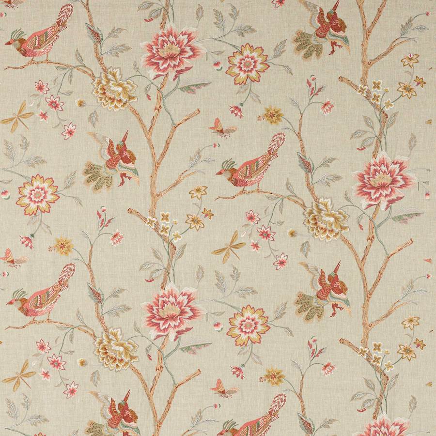 Colefax and Fowler Stof Olivia Pink Sage