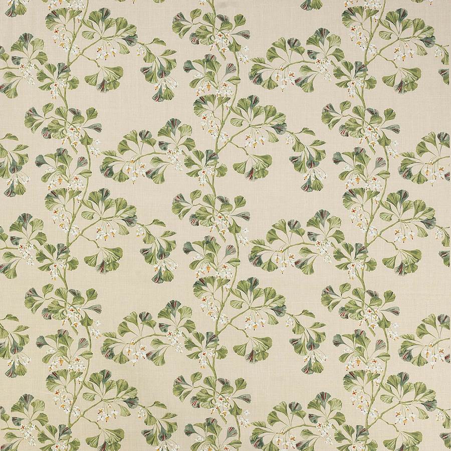 Colefax and Fowler Stof Greenacre Forest Green