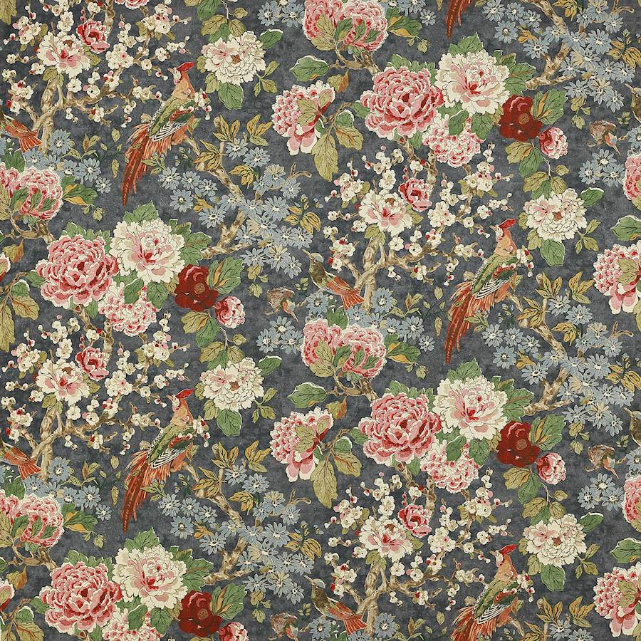 Colefax and Fowler Fabric Jardine Navy