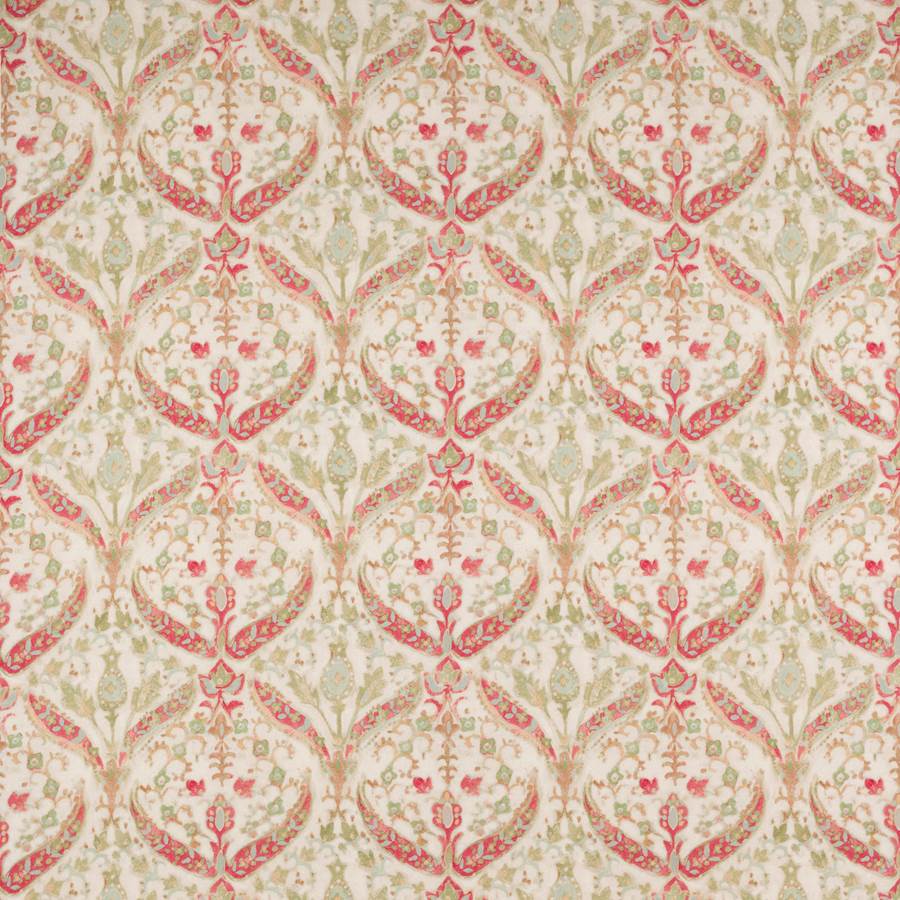 Colefax and Fowler Fabric Yasamin Red Green