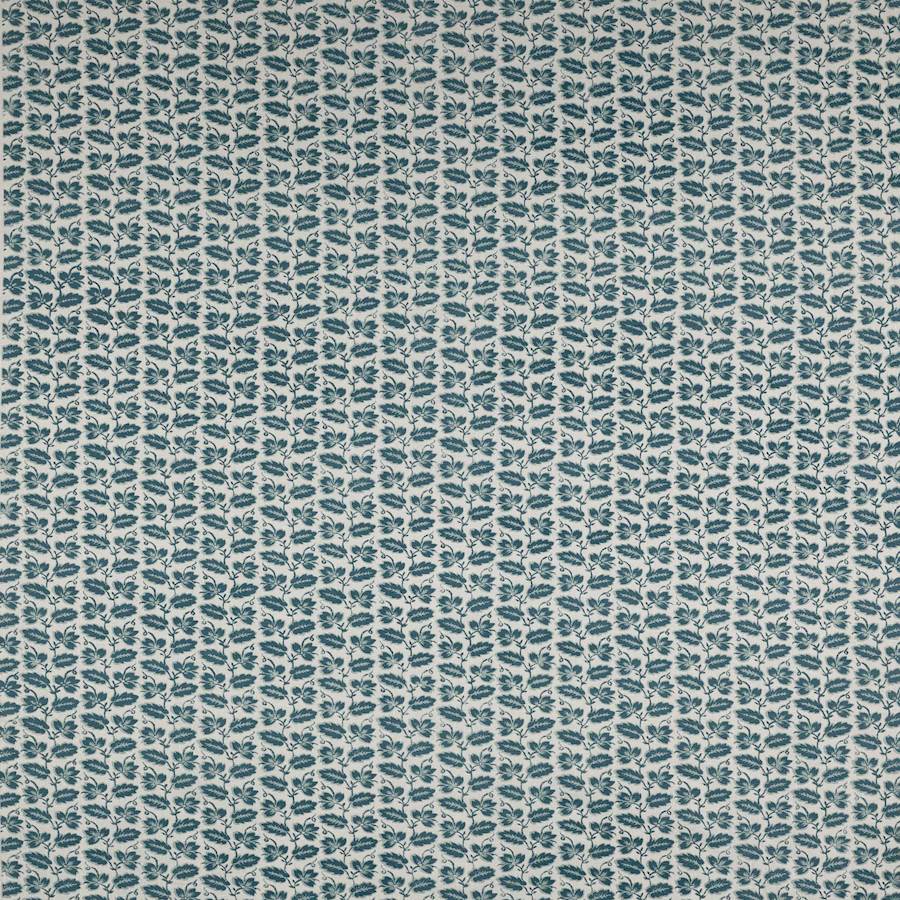 Colefax and Fowler Fabric Leaf Stripe Blue