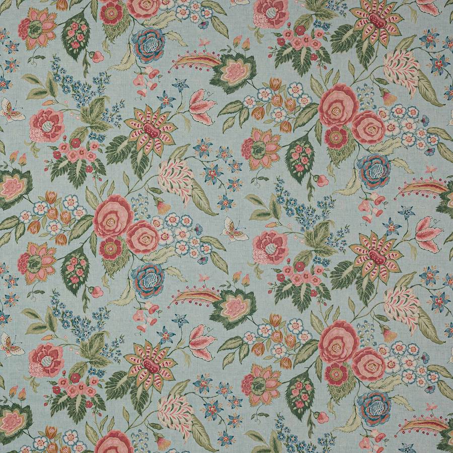 Colefax and Fowler Emmeline Aqua -kangas
