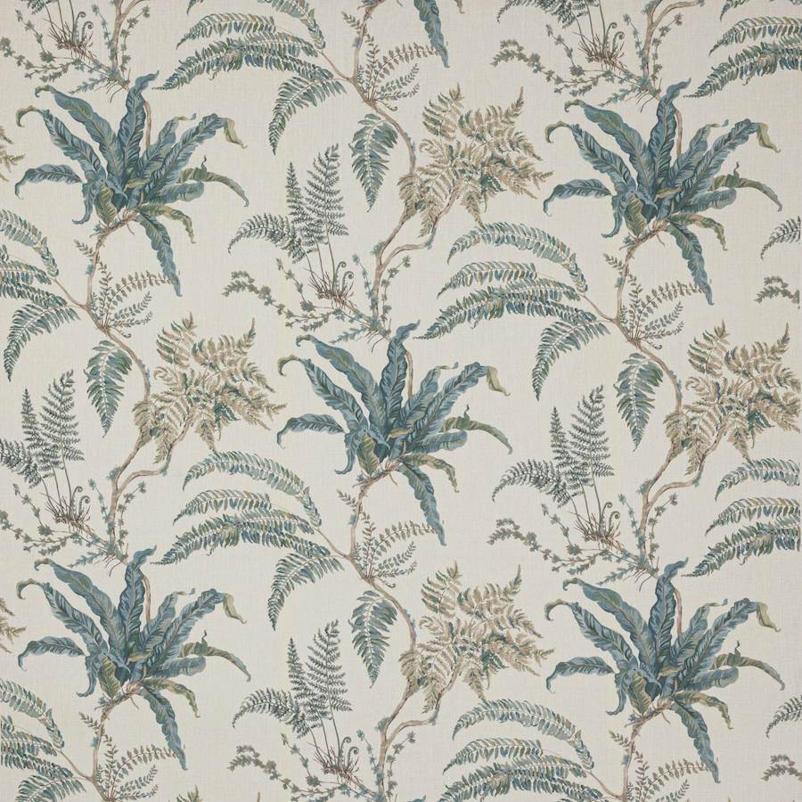 Colefax and Fowler Tyg Woodfern Old Blue