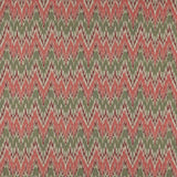 Colefax and Fowler Stof Medora Red Green