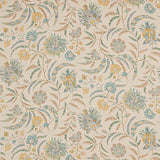 Colefax and Fowler Stoff Campion Blue Gold