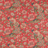 Colefax and Fowler Flores Red -kangas