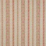 Colefax and Fowler Stoff Tait Stripe Red Green