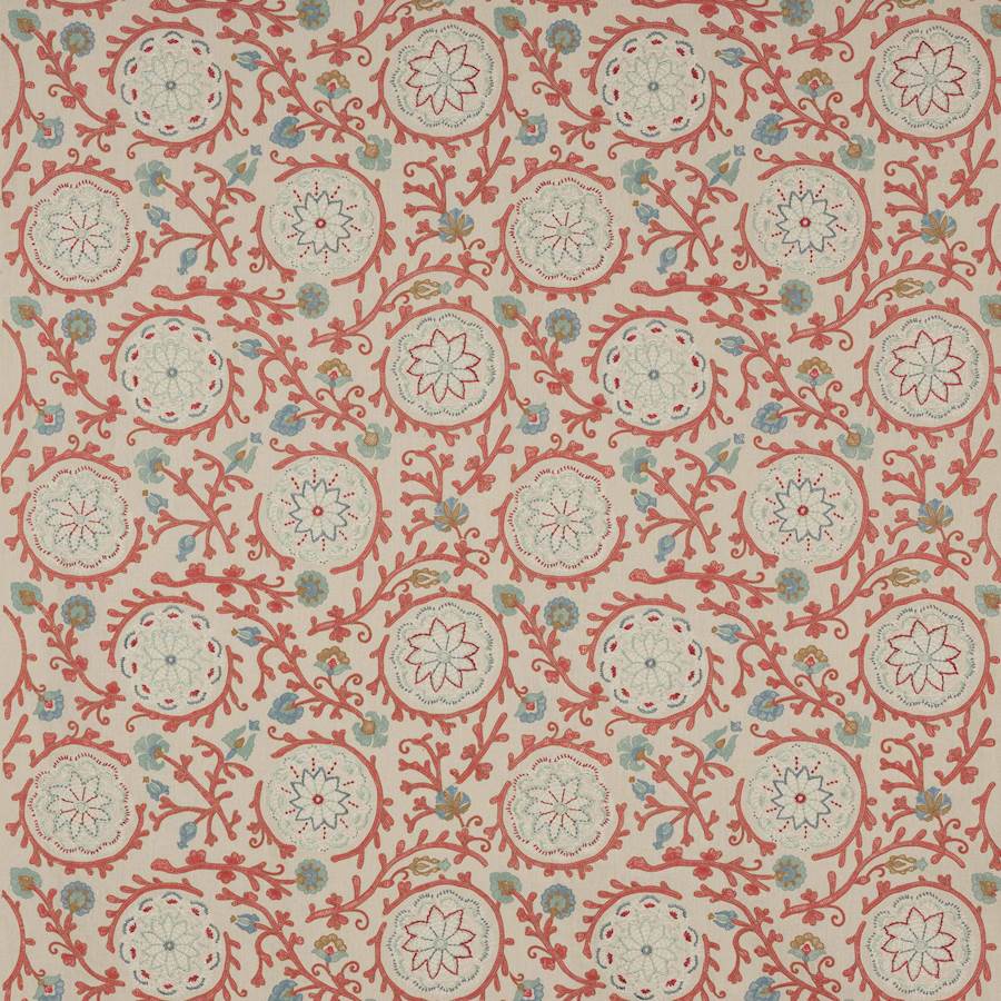 Colefax and Fowler Fabric Caspian Tomato