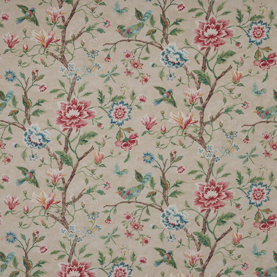 Colefax and Fowler Stoff Belgrove Pink Green