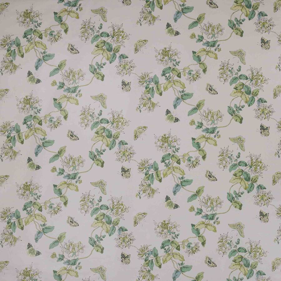 Colefax and Fowler Stof Honeysuckle — Ashdown Leaf Gr Chtz