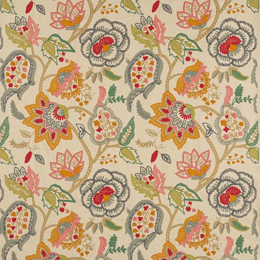 Colefax and Fowler Nerello Pink Gold -kangas