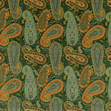 Peregrine Paisley Velvet H Emerald Stoff