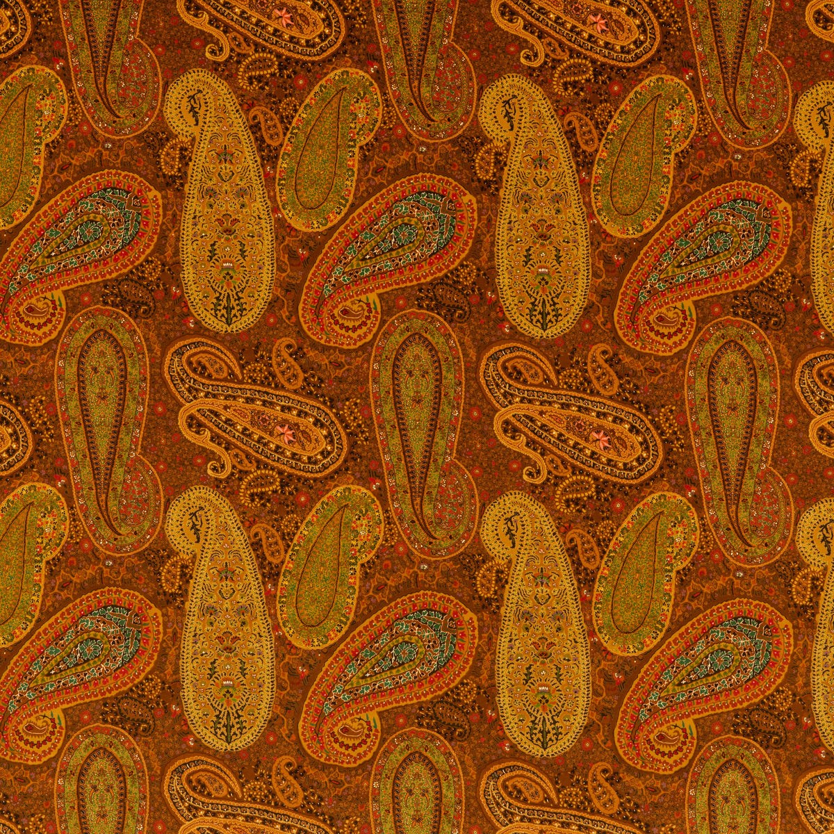 Peregrine Paisley Velvet H Spice Stoff