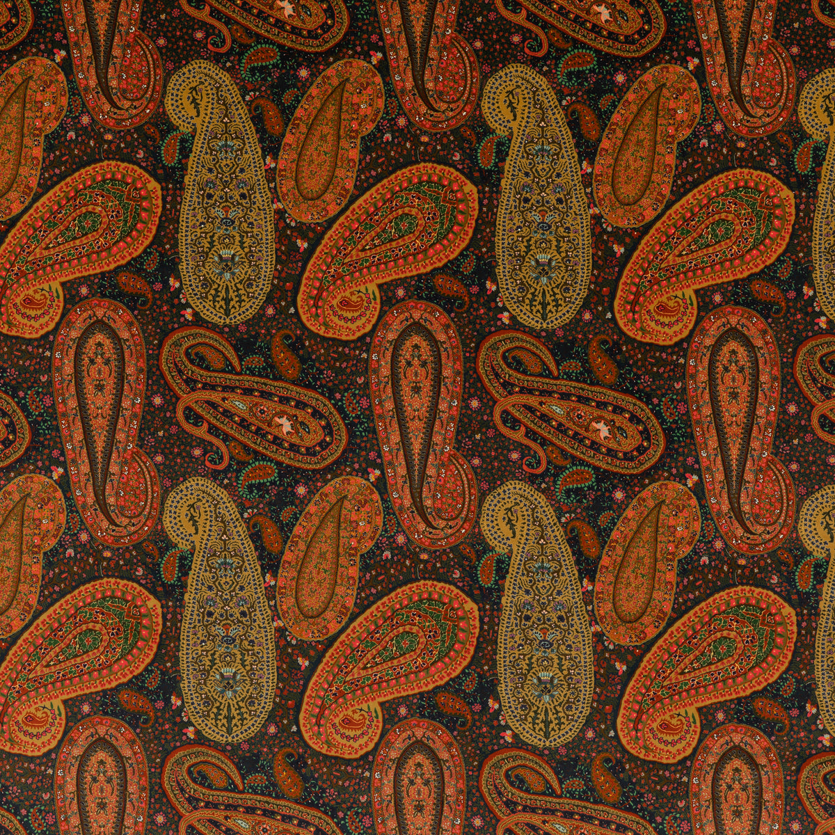 Peregrine Paisley Velvet H Stoff