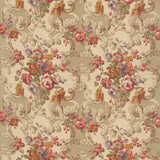 Floral Rococo H Red/Plum -kangas