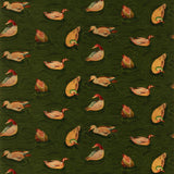 Duck Pond Velvet H Emerald fabric