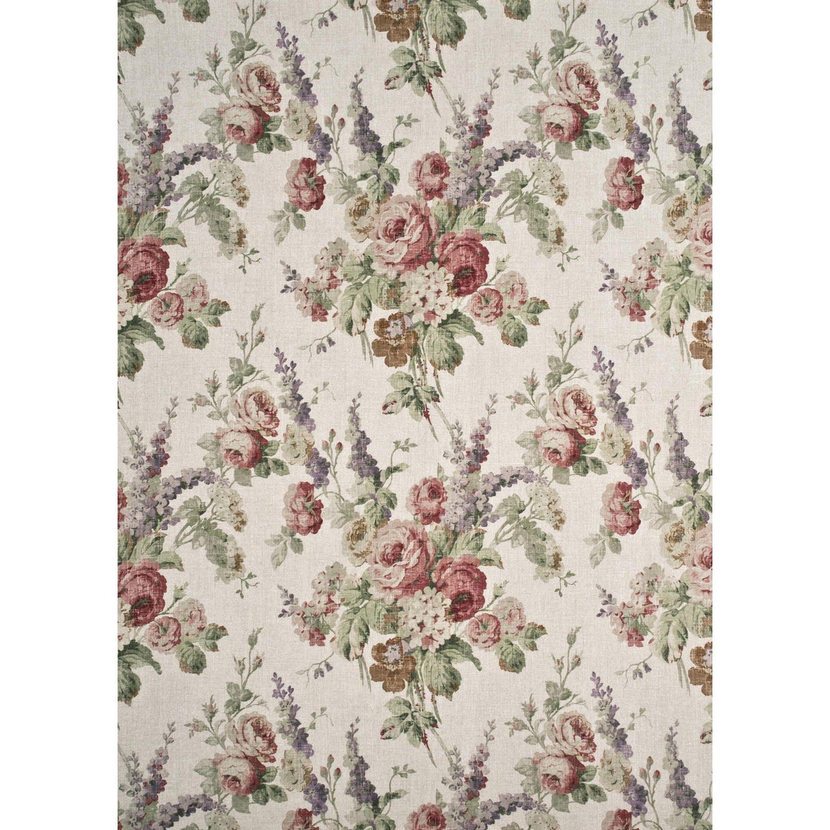 Vintage Floral J Rose/Green fabric