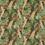 Game Birds Velvet H Stoff — Mulberry Home Forest