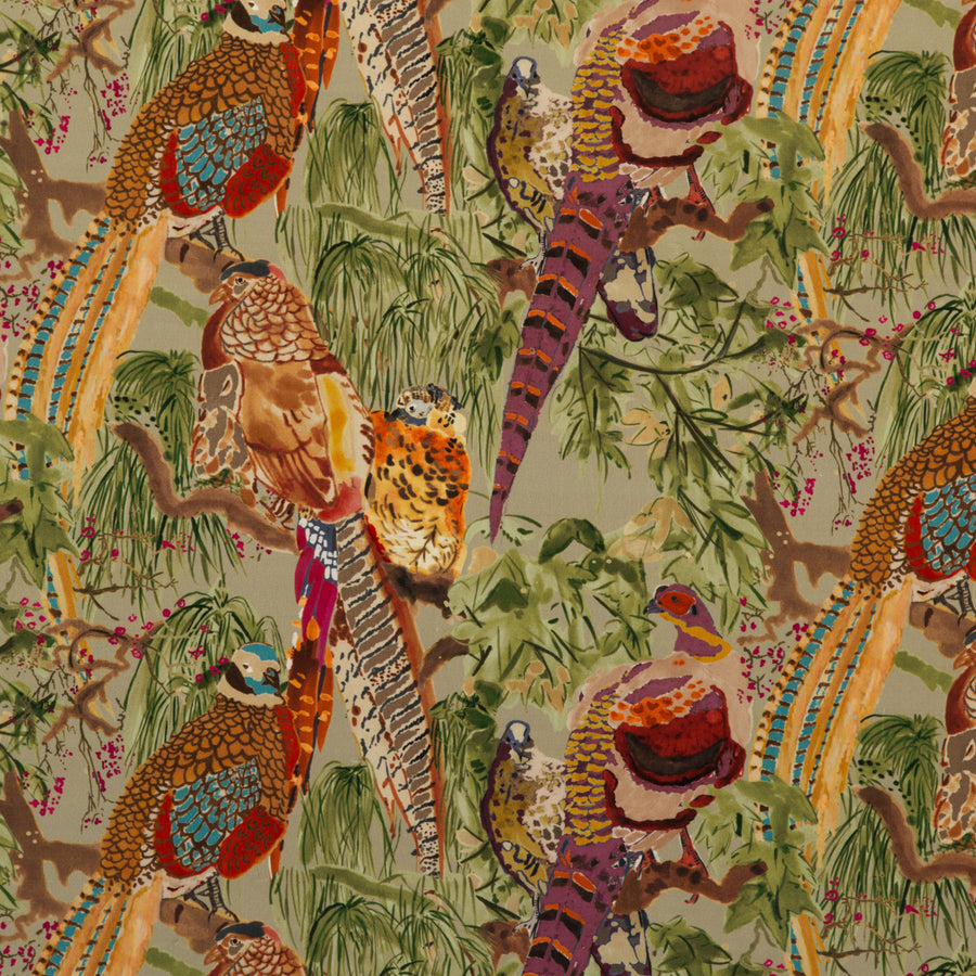 Game Birds Velvet H Stoff — Mulberry Home