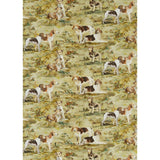 Mulberry Hounds Linen Y Fabric