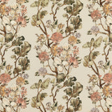 Wild Side R Coral/Green fabric