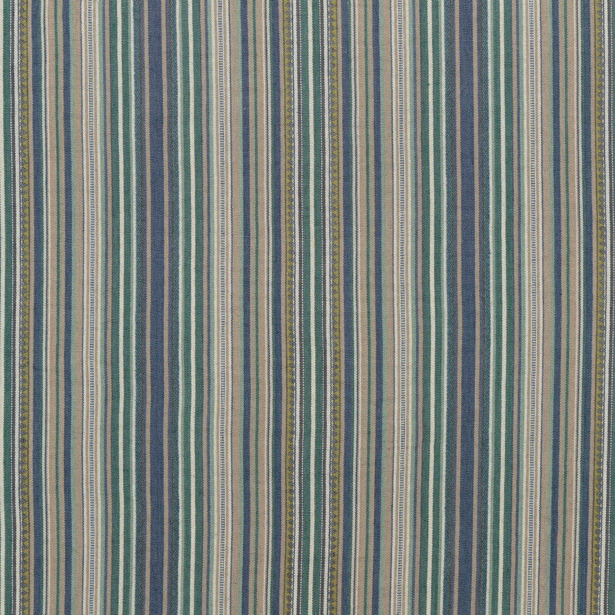 Tapton Stripe R Teal/Indigo fabric