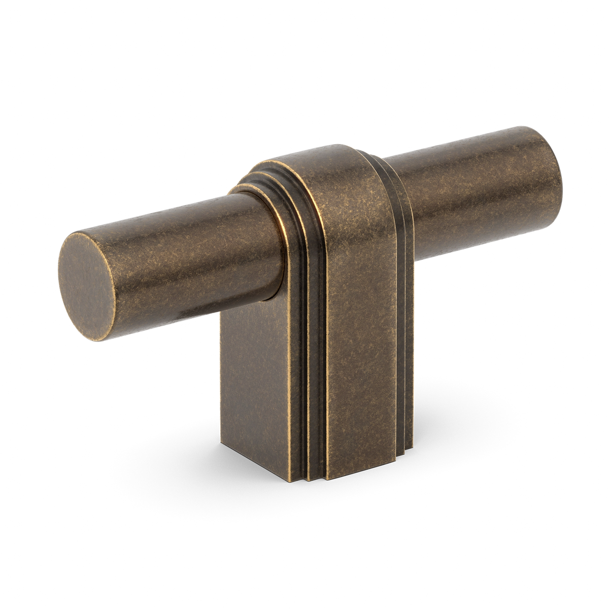 Armac Martin Gaumont T-bar handle – Dark antique brass