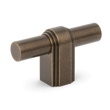 Armac Martin Gaumont T-bar handle – Dark antique brass