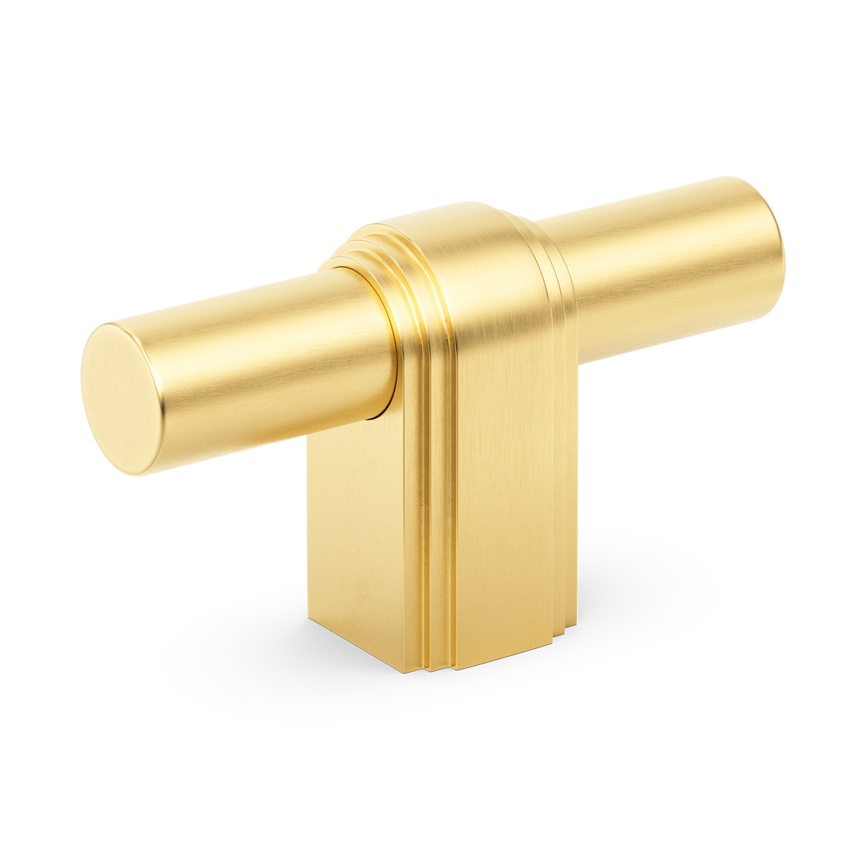 Armac Martin Gaumont T-bar handle – Satin brass, lacquered