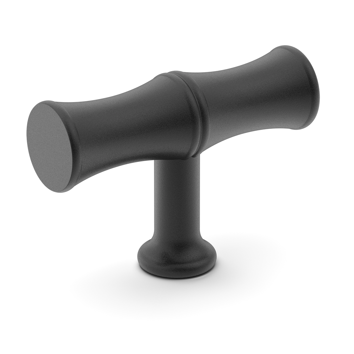Armac Martin Grove Bamboo T-bar Handle – Matt black lacquer