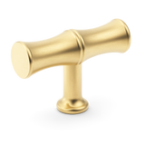 Armac Martin Grove Bamboo T-bar handle – Satin brass, satin lacquer