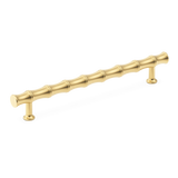 Armac Martin Grove Bamboo Appliance Pull – Satin Brass, satin lacquer